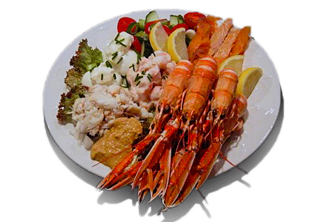 Seafood platter