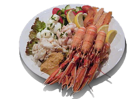 Seafood platter